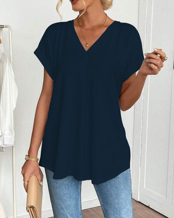 Estella | T-shirt patchwork casual