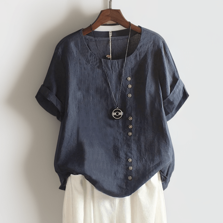 Isla | T-shirt chic con bottoni